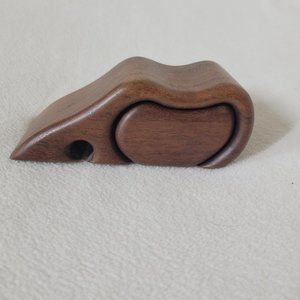 Unique Burl Wood Puzzle Jewelry Box